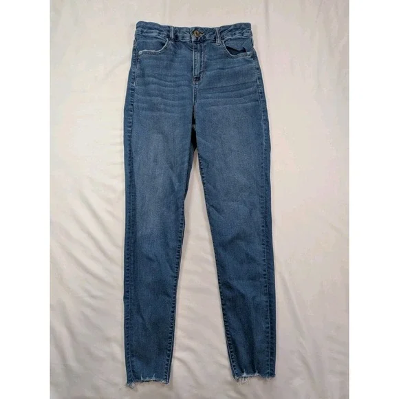 American Eagle Curvy Hi Rise Jegging Next Level Stretch Women's 8 Long - Picture 1 of 10